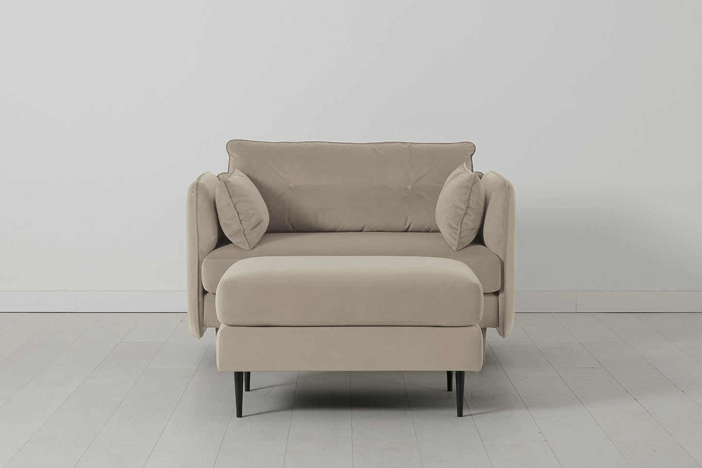 Model 19 Loveseat, Knochenweiß