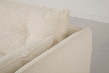 Model 19 3 Seater Right Chaise Sofa, Ivory — detail view 9
