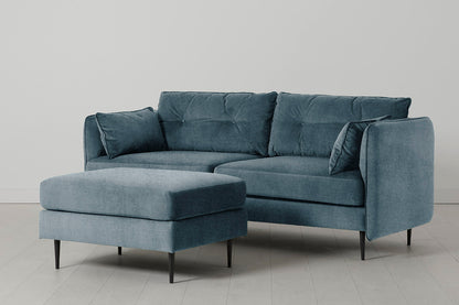 Model 19 3 Seater Sofa, Hydro — Three-quarter view