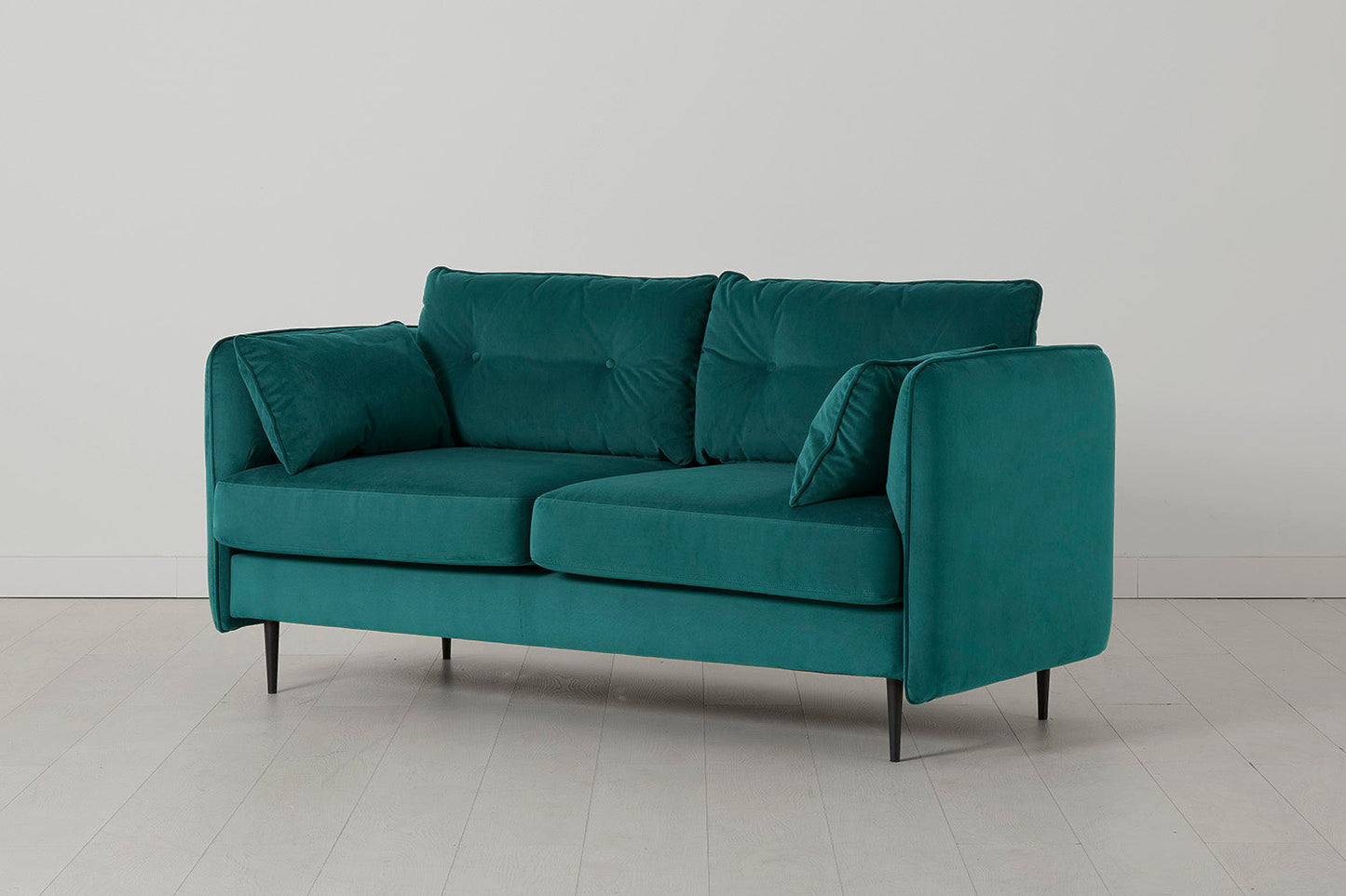 Model 19 Zweisitzer-Sofa, Eisvogelblau