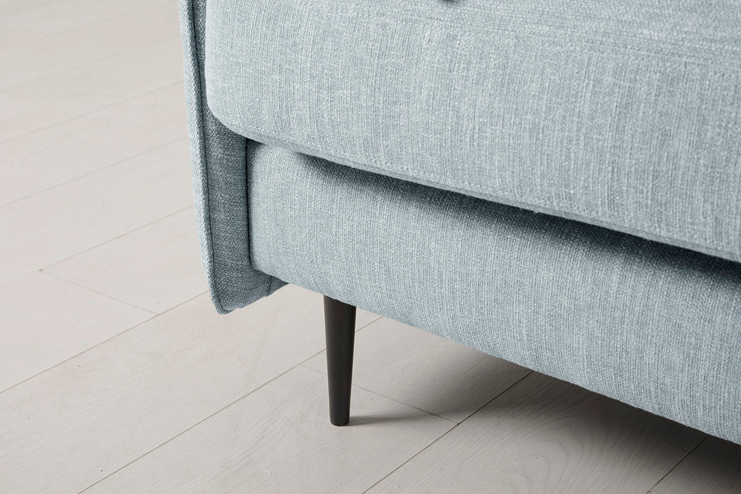 Model 19 3 Seater Left Chaise Sofa, Seaglass