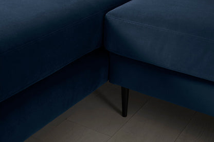 Model 19 3 Seater Right Chaise Sofa, Indigo — detail view 1
