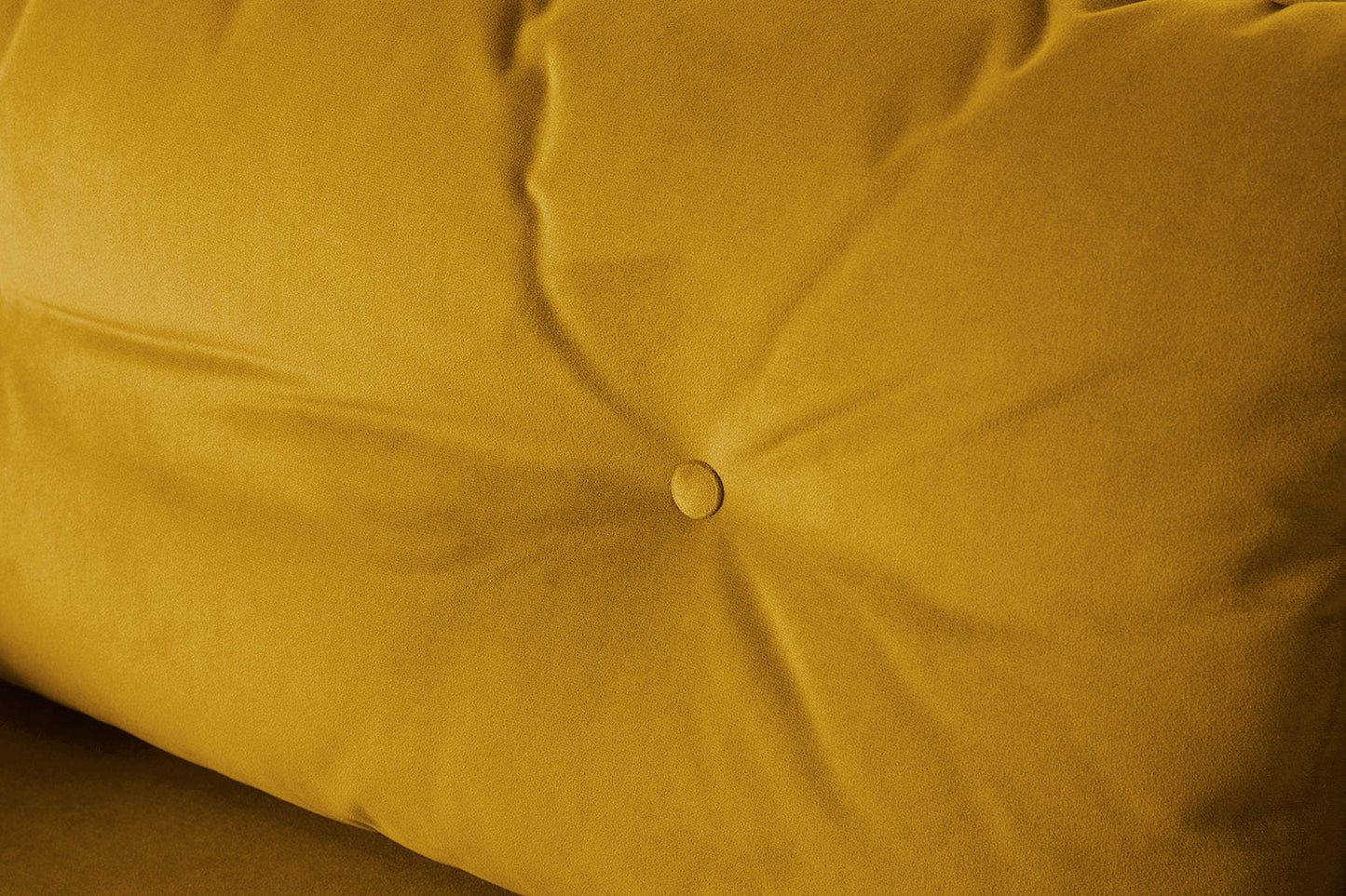 Zweisitzer-Sofa, Senfgelb