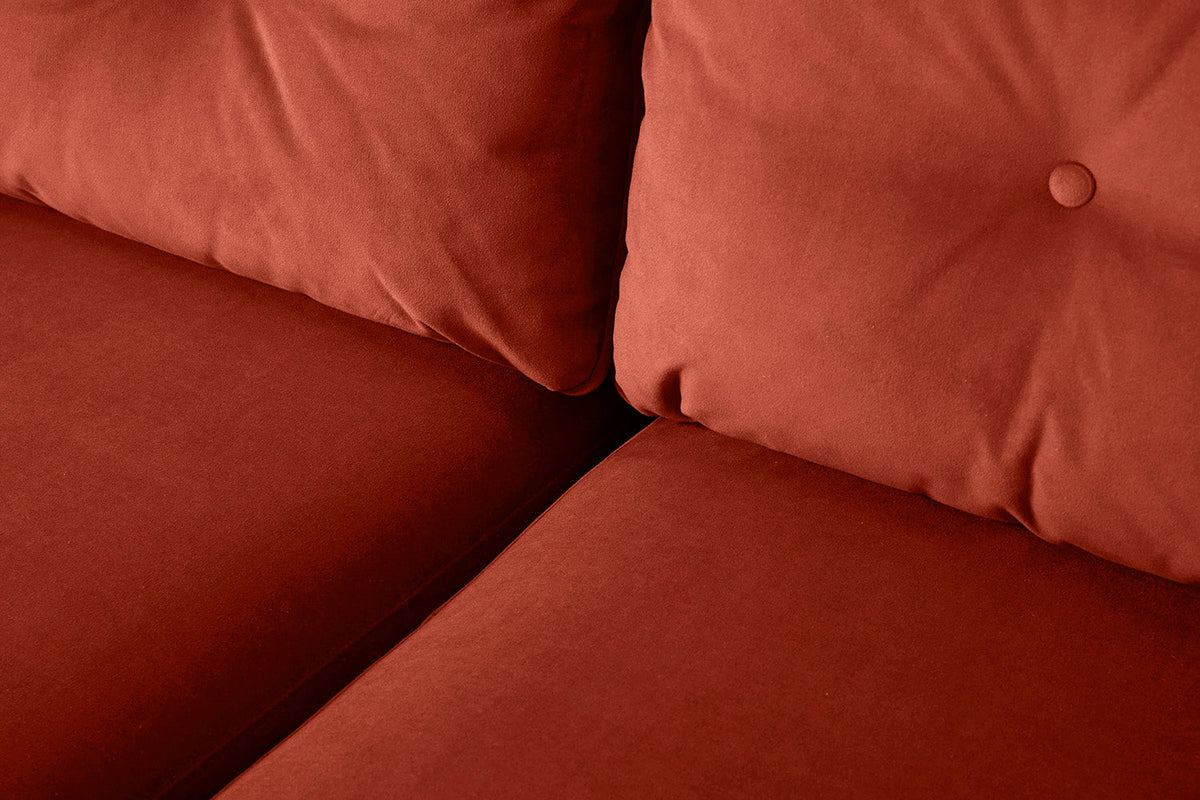 Model 19 3 Seater Right Chaise Sofa, Paprika — detail view 8