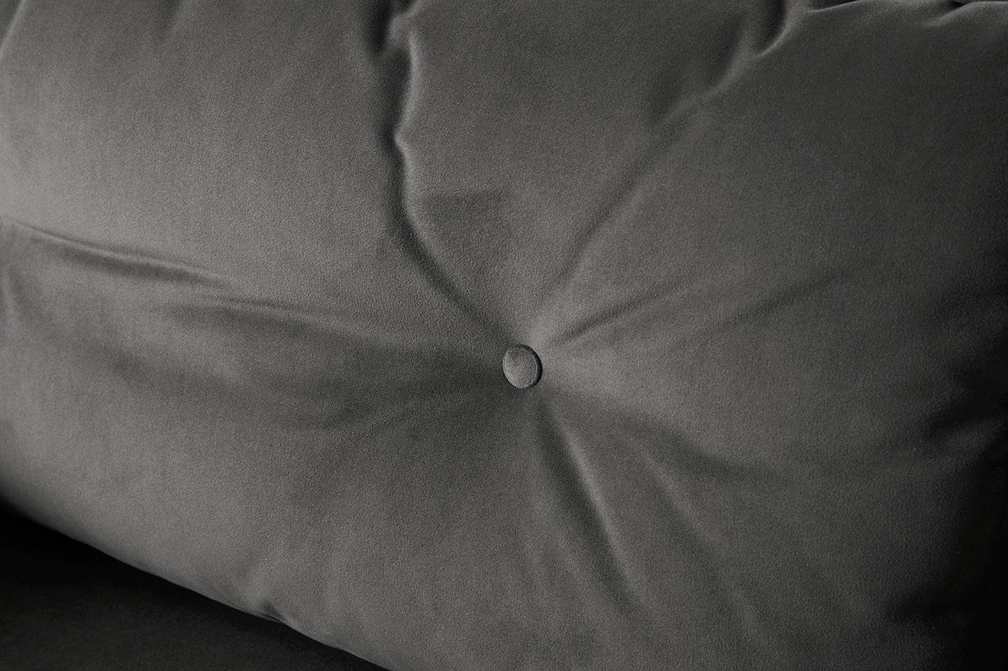 Model 19 Zweisitzer-Sofa, Dunkelgrau