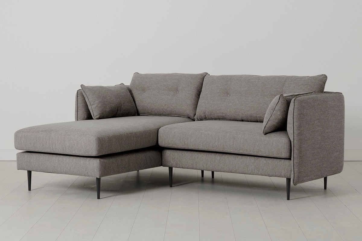 Model 19 3 Seater Left Chaise Sofa, Shadow