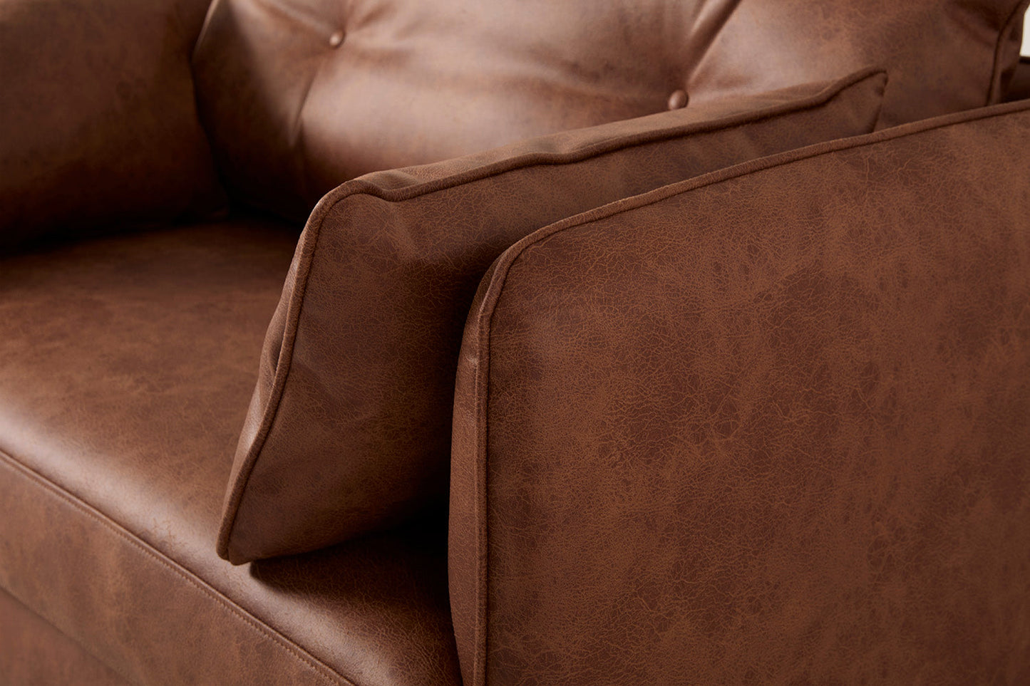 Model 19 Loveseat, Kastanienbraun
