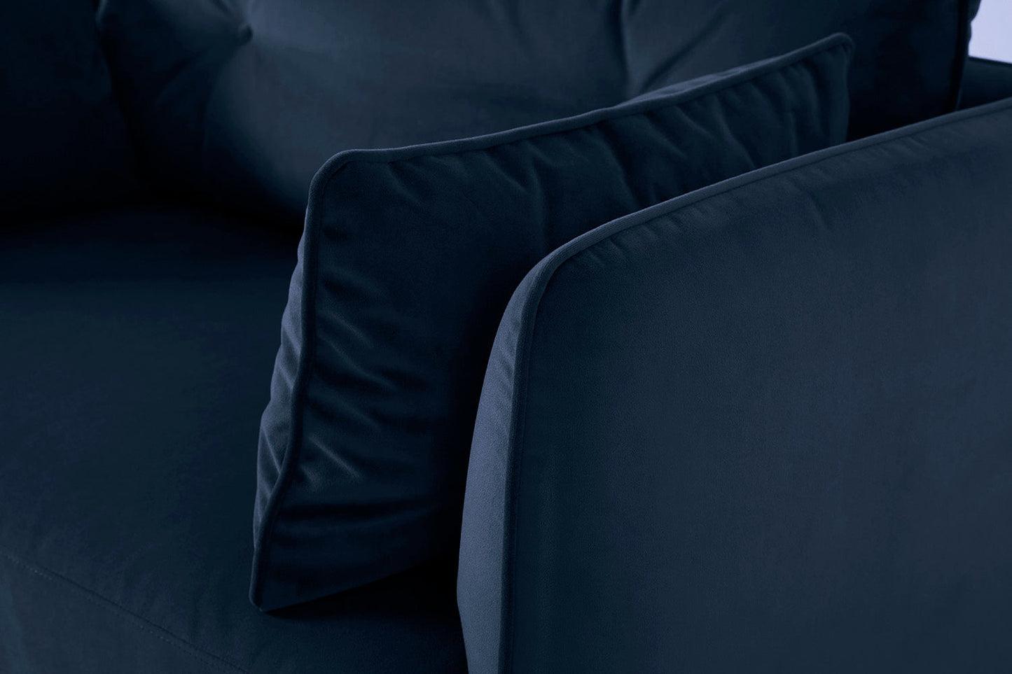 Model 19 Loveseat, Indigoblau