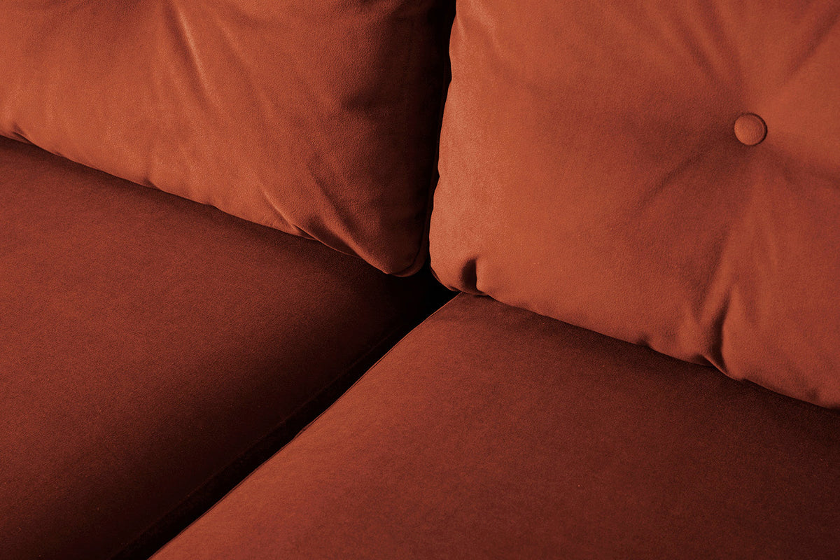 Model 19 2 Seater Sofa, Brick — Model 19 - Detail - Brick 08