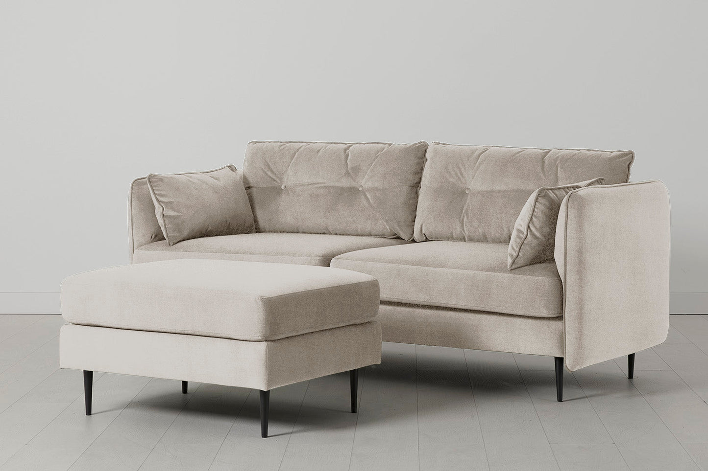 Model 19 3 Seater Sofa, Chalk