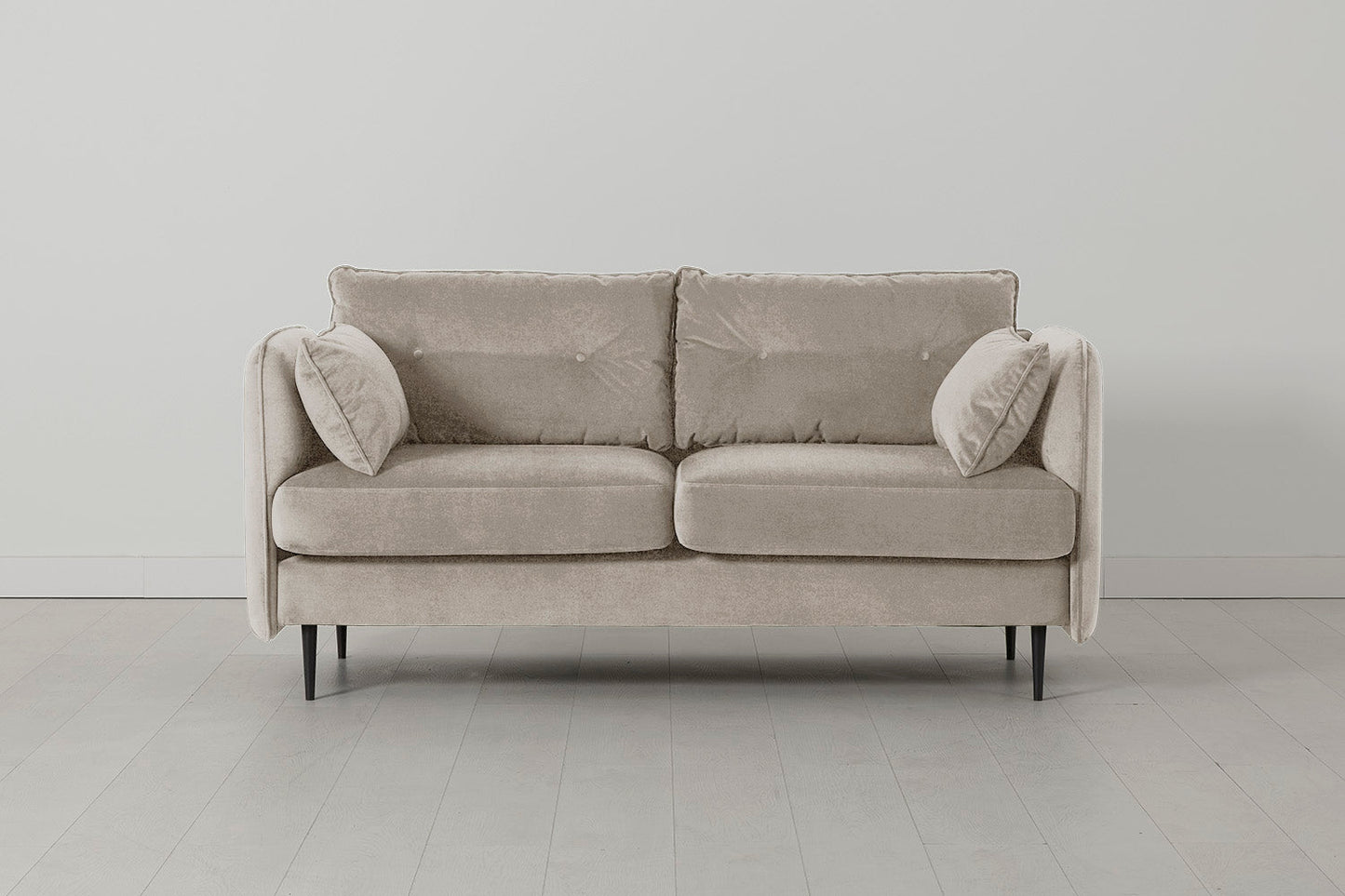 Model 19 Zweisitzer-Sofa, Kreideweiß
