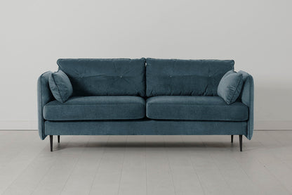Model 19 3 Seater Sofa, Hydro — Front view