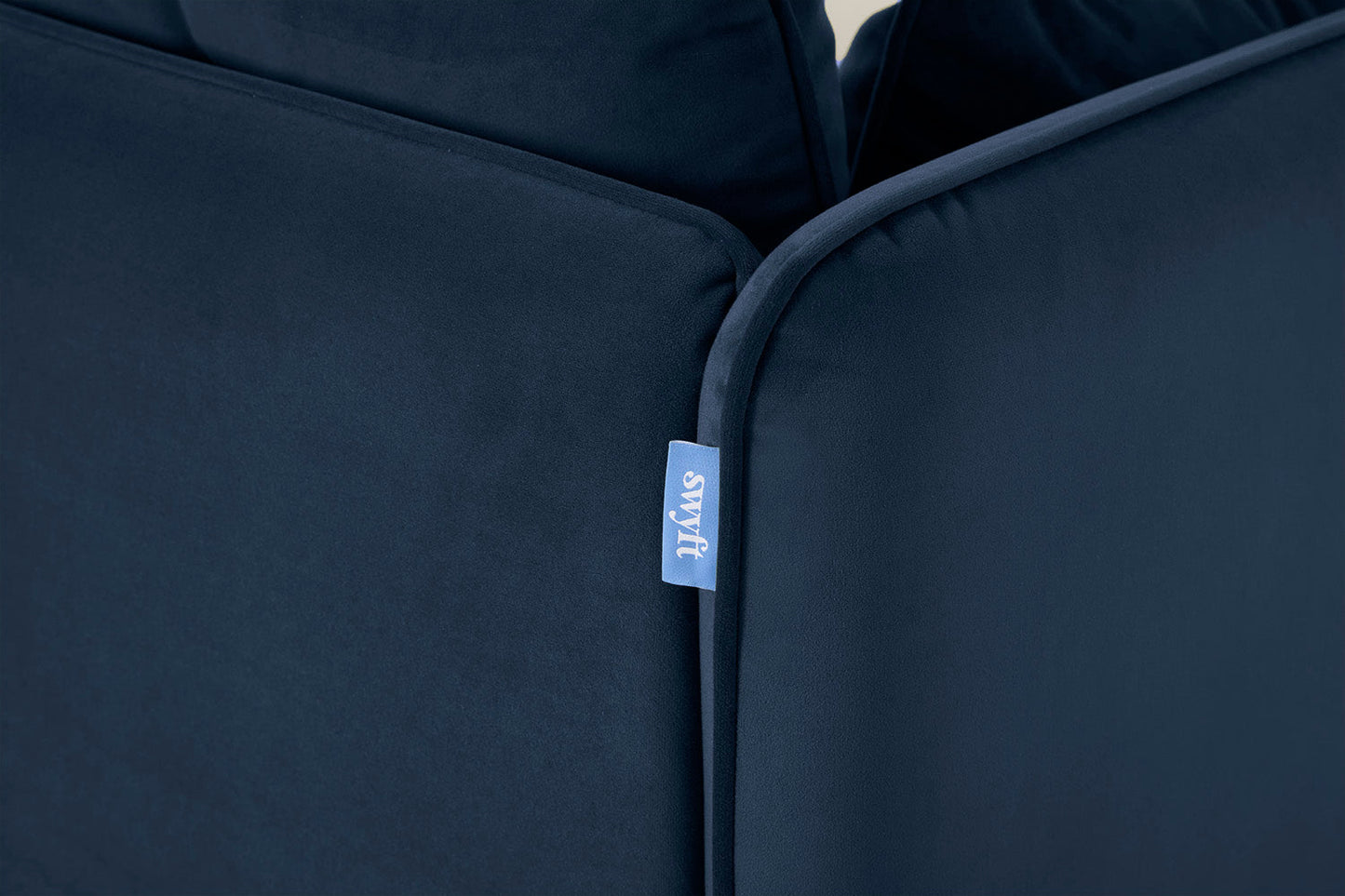 Model 19 Zweisitzer-Sofa, Indigoblau