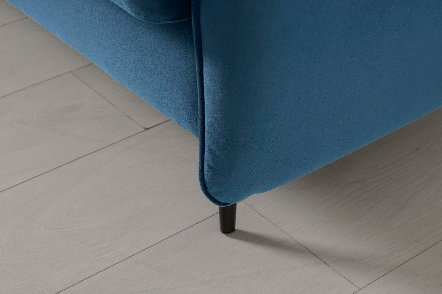 Model 19 Dreisitzer-Sofa, Blaugrün