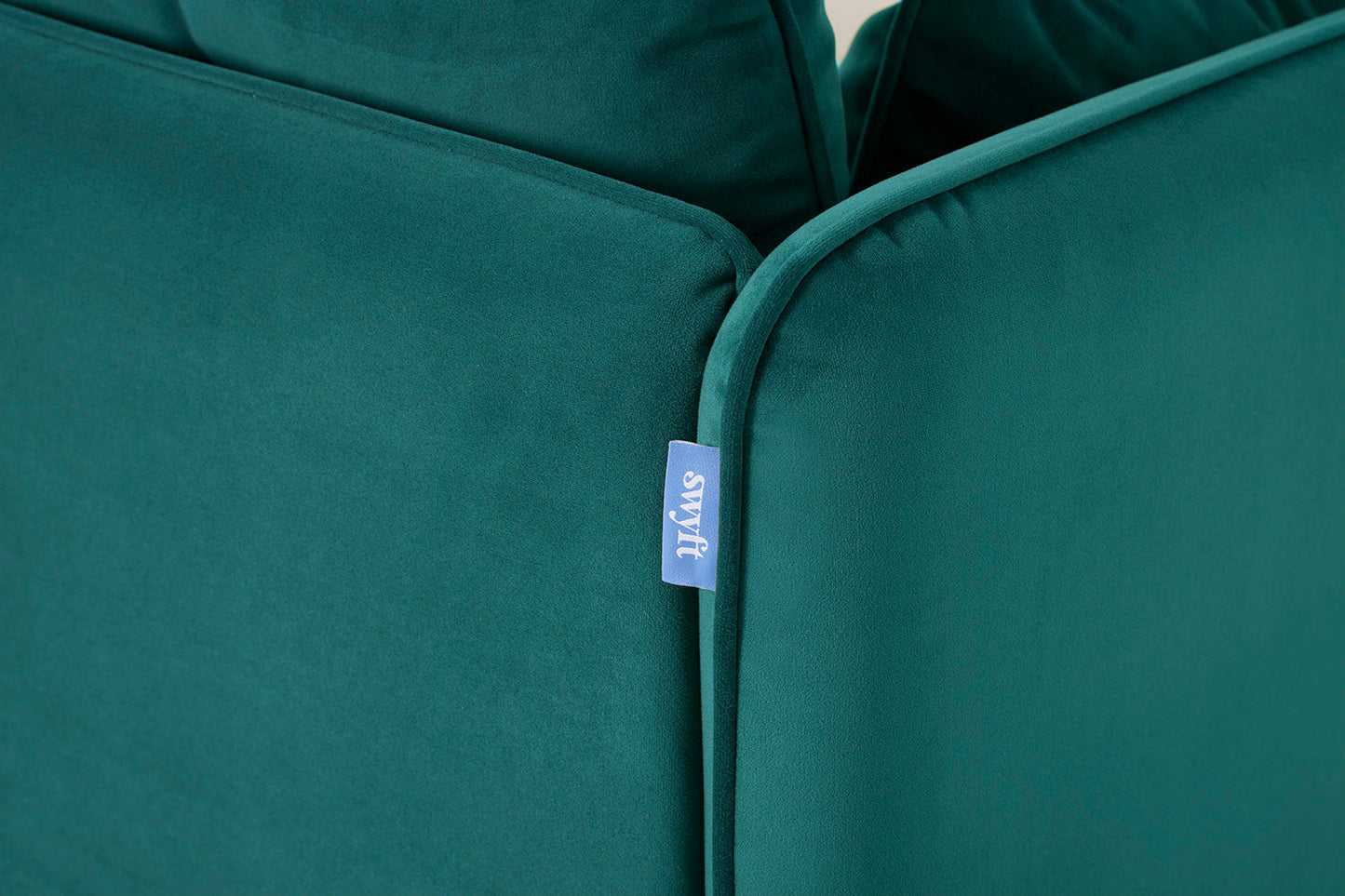 Model 19 Zweisitzer-Sofa, Eisvogelblau