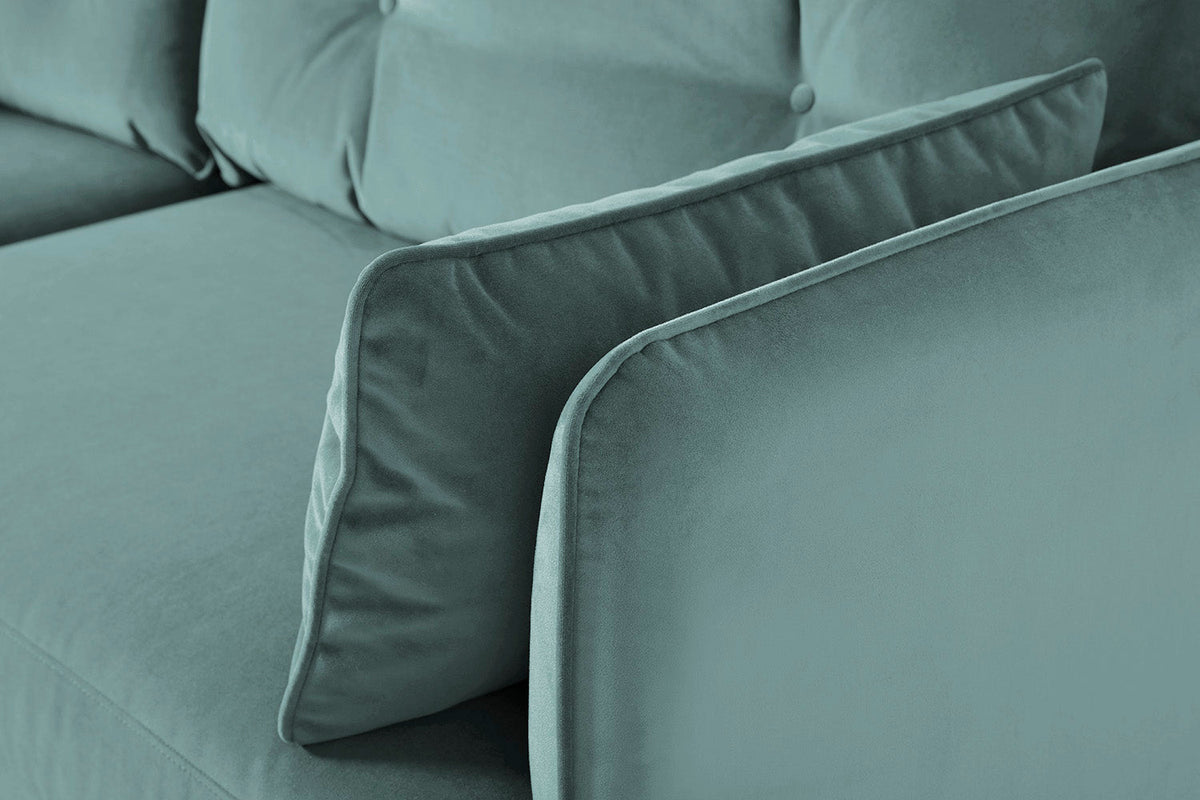 Model 19 2 Seater Sofa with Ottoman - Airforce - Model 19 - Detail - Airforce 02