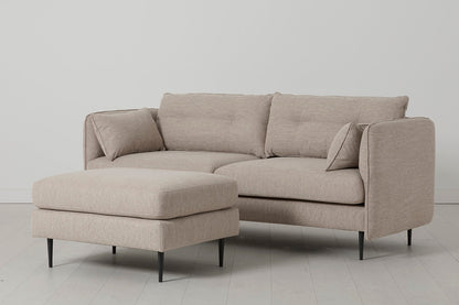 Model 19 3 Seater Sofa with Ottoman Pumice 03