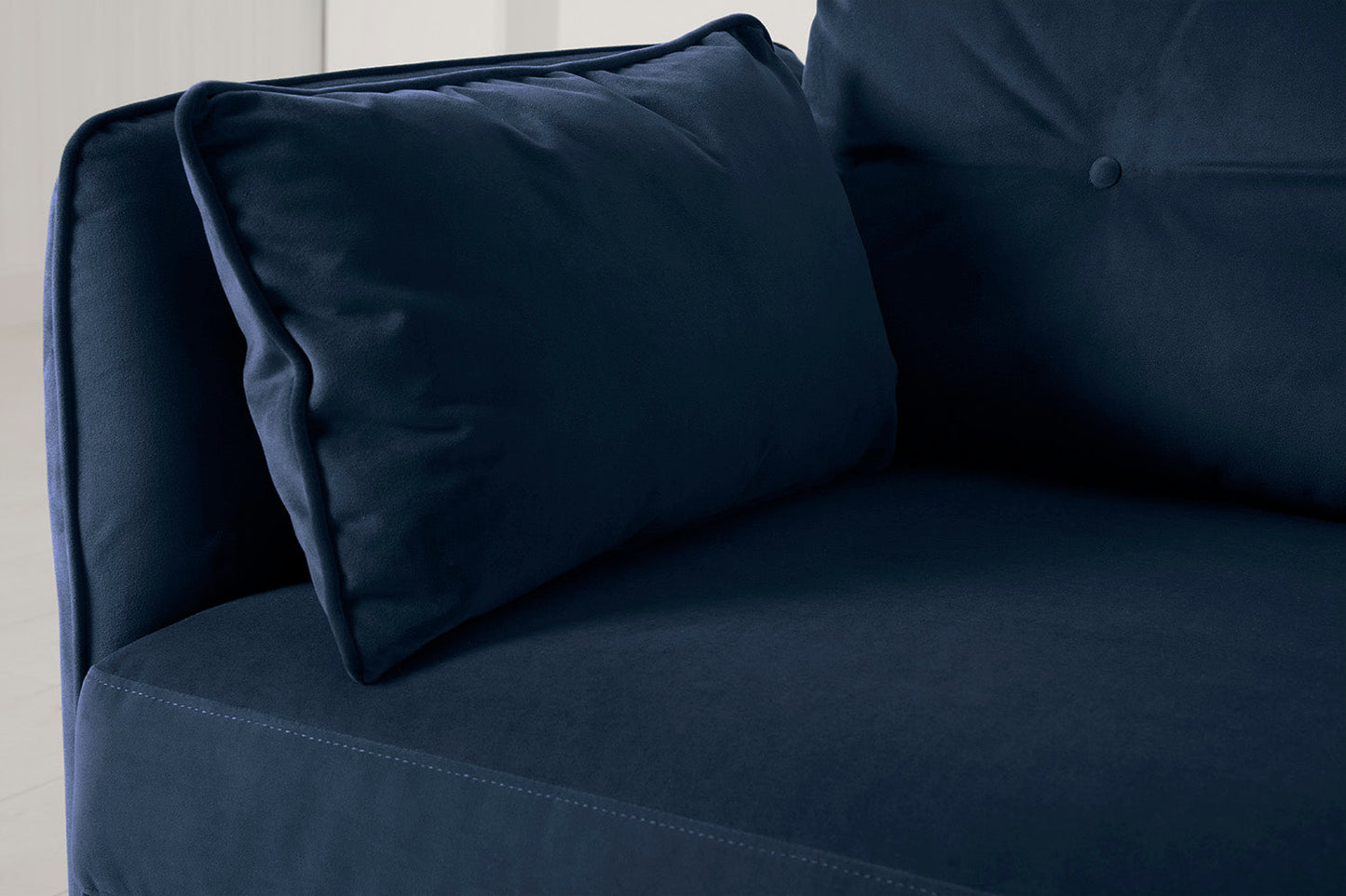 Model 19 Zweisitzer-Sofa, Indigoblau