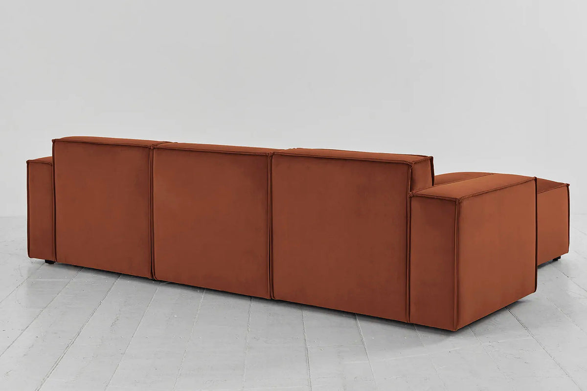 Model 03 3-Seater Right Chaise Sofa, Umber