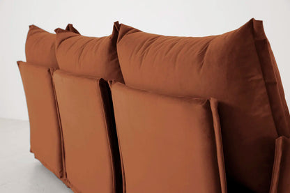 Model 06 3-Seater Left Chaise Sofa, Umber